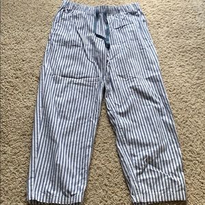 Uniqlo Blue & White Striped Sleep pants